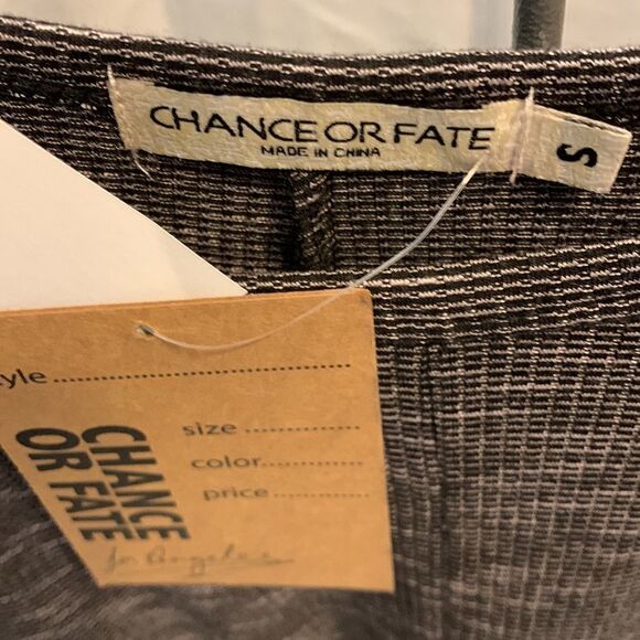 Chance or Fate size small new with tag. Heathered black - Picture 3 of 7